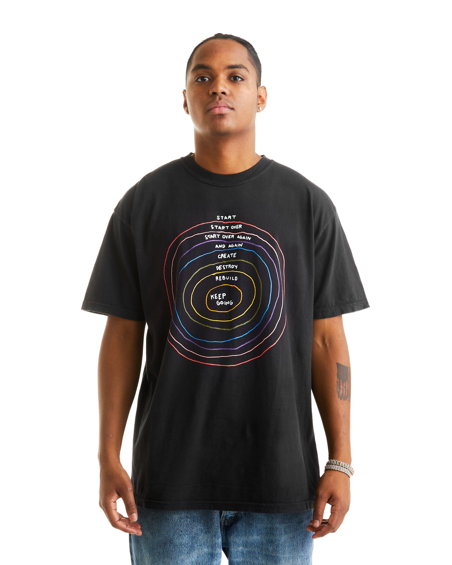 Keep Going Tee (Black)