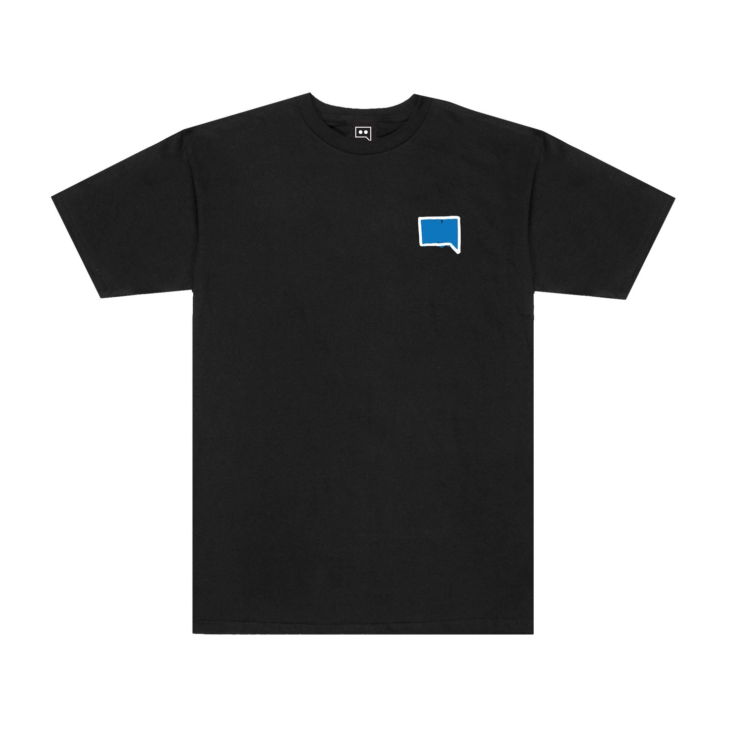 Mindset Logo Tee (Embroidered) - Red, Blue & Yellow