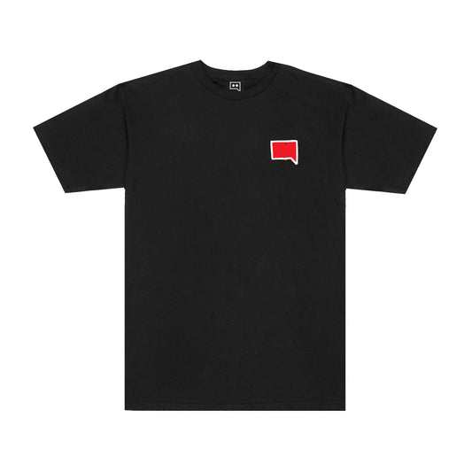 Mindset Logo Tee (Embroidered) - Red, Blue & Yellow