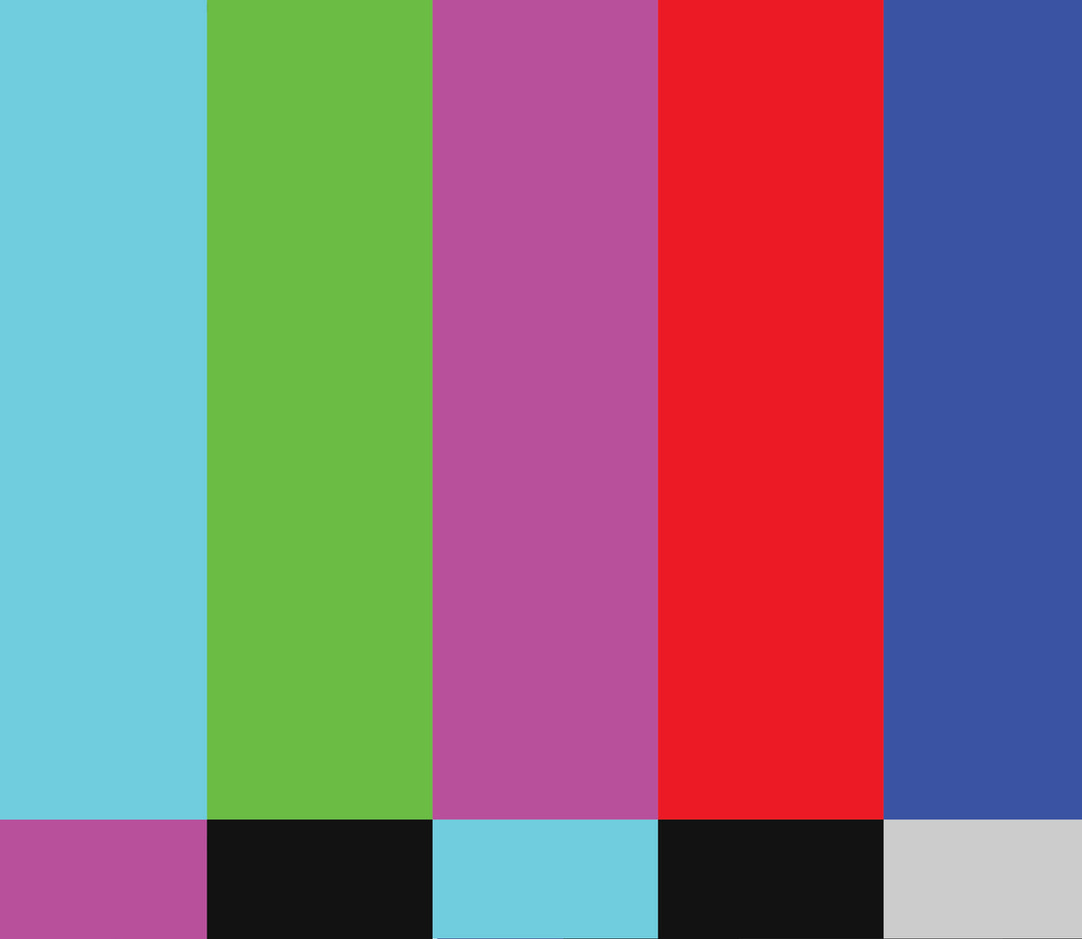 Original Robotic Minds broadcast color bars